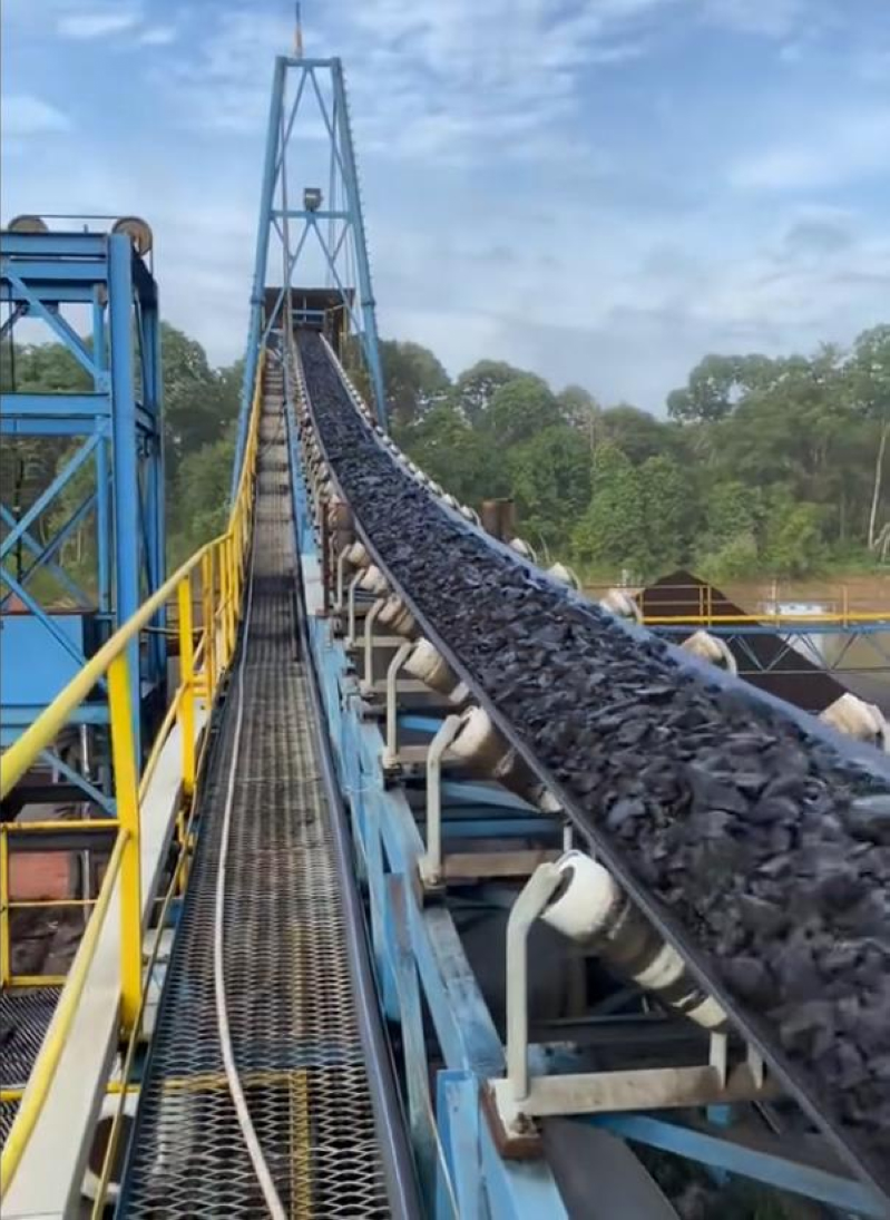 印尼加里曼丹岛露天煤矿皮带机输送装船项目（装船皮带机）